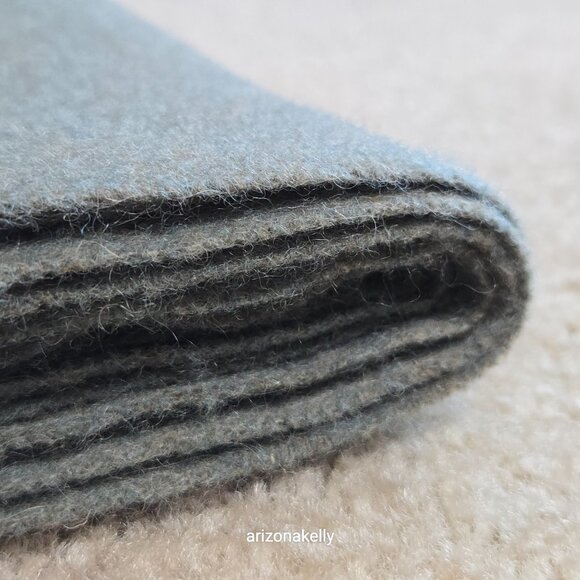 NWOT Cashmere Scarf Olive Green - Picture 10 of 14